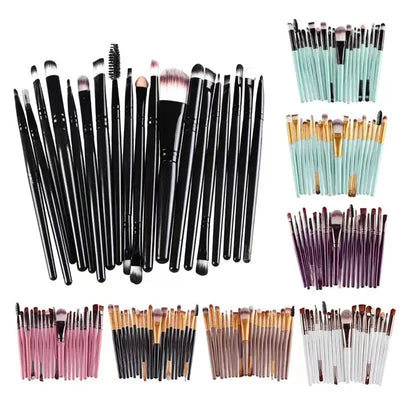 20pcs Eye brush Complete eyeshadow Brush Beauty Tool Explosive neutral logo Free Eyeliner brush Makeup art