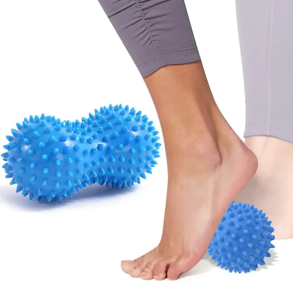 Peanut Ball Foot Massage Ball,Spiky Massage Ball for Trigger Point Therapy,Deep Point Massage,Plantar Fasciitis,Neck Pain Relief Makeup art