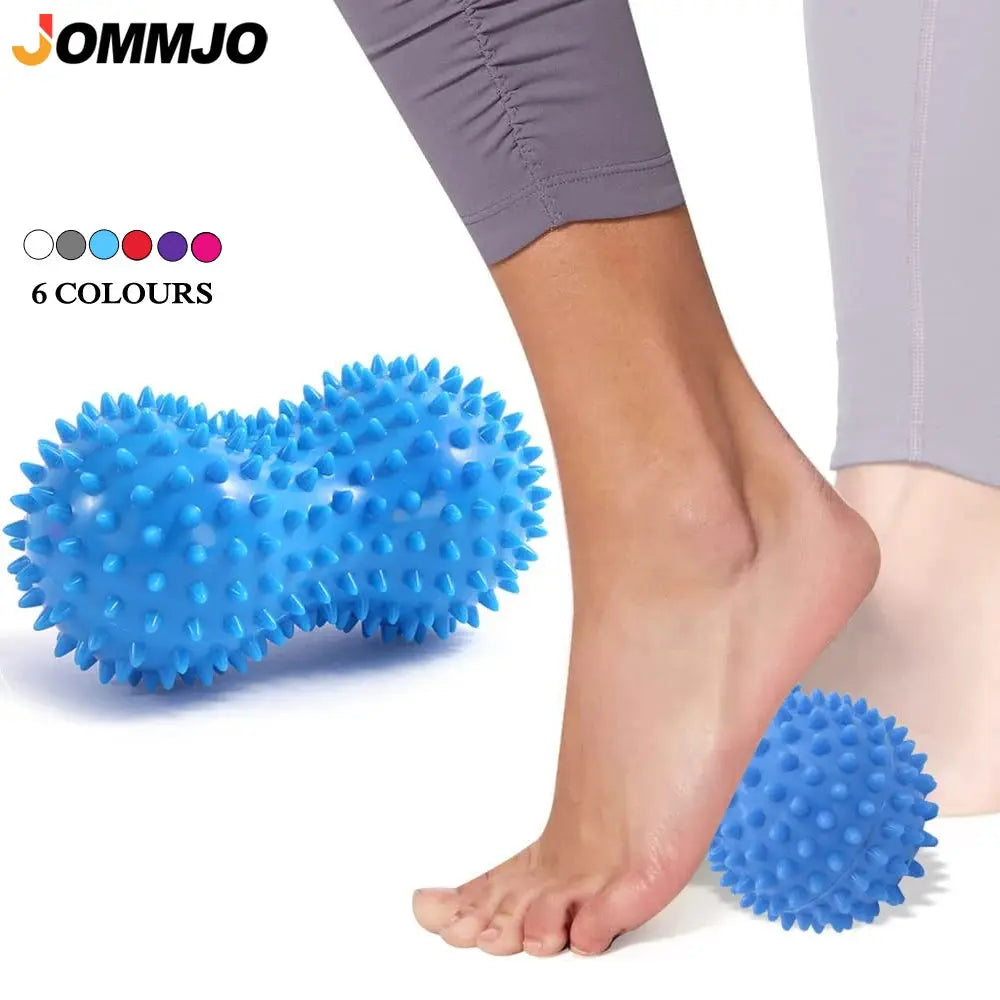 Peanut Ball Foot Massage Ball,Spiky Massage Ball for Trigger Point Therapy,Deep Point Massage,Plantar Fasciitis,Neck Pain Relief Makeup art