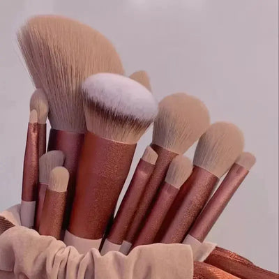 13 PCS Colorful Makeup Brush Set Eye Shadow Foundation Women's Makeup Brushes Eye Shadow Blush Beauty Soft Makeup Toolkit Makeup art