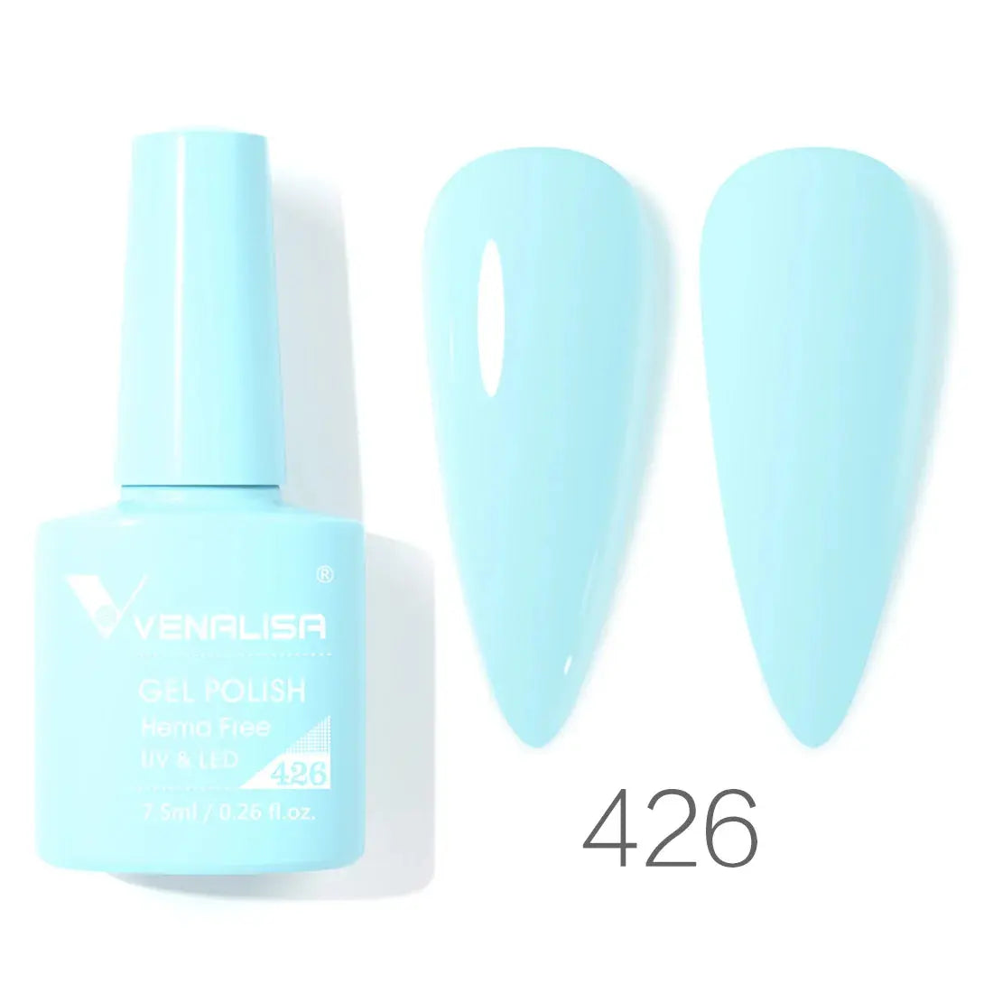 VENALISA 7.5ml Nail Gel Polish VIP5 HEMA Free Semi Permanent Soak off UV LED Nail Gel Varnish Full Coverage Nail Gel Lacquer Makeup art