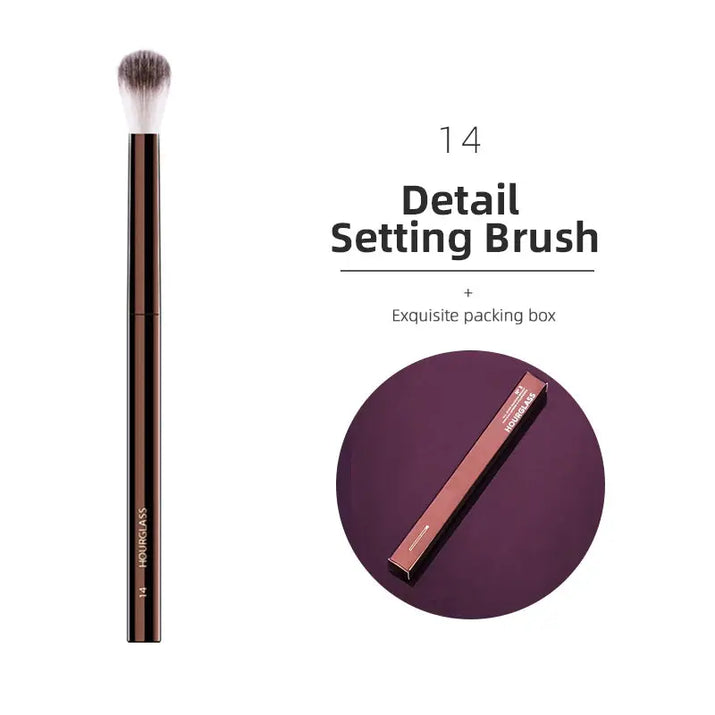 Hourglass Makeup Brushes Powder Foundation Concealer Blusher Bronzer Eye Shadow Eyebrow Eyeliner Sculpting Brush Makeup art