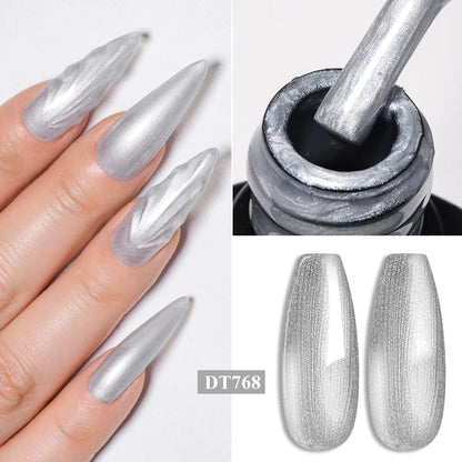The Liquid Metal™ | Mirror-Finish Chrome Gel Makeup art
