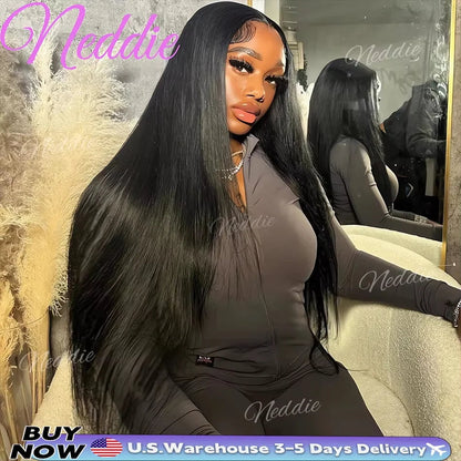 Glueless Bone Straight 4X4 Hd Lace Frontal Wig 13X6 13X4 Black Lace Front Wig Human Hair 5x5 Natural Brazilian Transparent Wigs Makeup art
