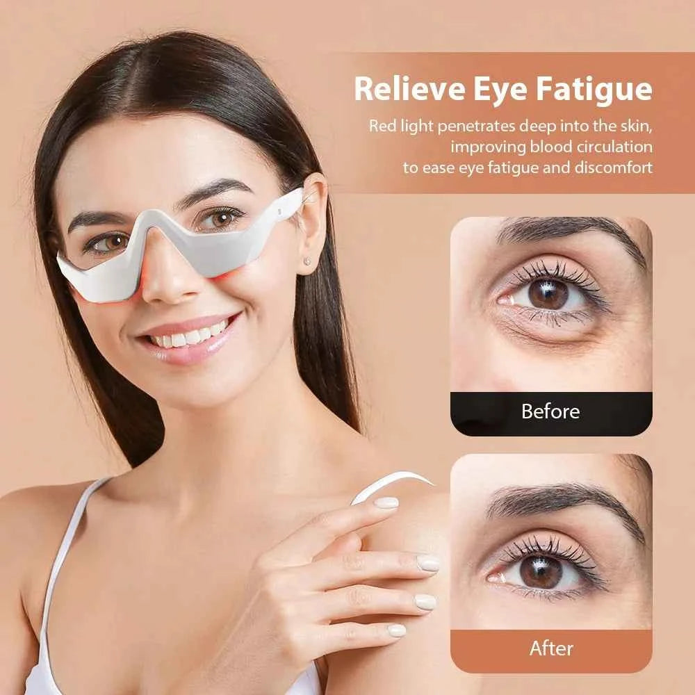 3D Eye Massager with EMS & Red Light