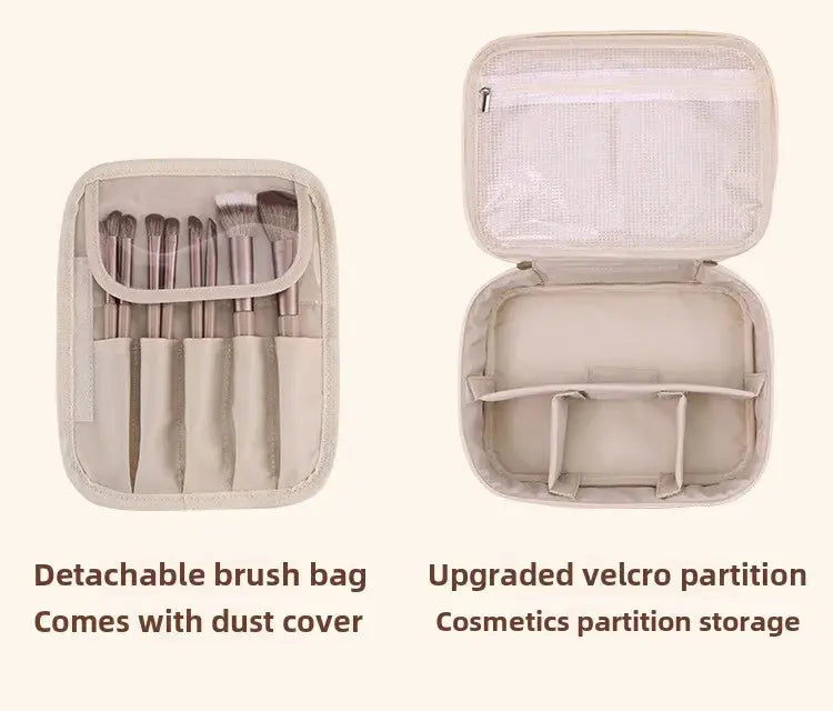 New Women's Cosmetic Bag Portable Storage Bag Large Capacity Luxury Makeup Bag Travel Organizer Essentials Toiletry Bags Makeup art