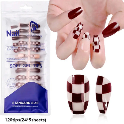 100Pcs Light Pink Press on Nails Short Medium Square Wearable Fake Nails Tips 10 sizes Full Cover False Nails Finger Decoration Makeup art