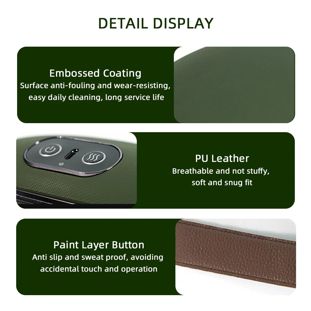 Bionic Finger Neck Shoulder Massager Wireless Neck Cervical Trapezius Kneading Massage Shawl Brushless Motor Neck masajeador Makeup art