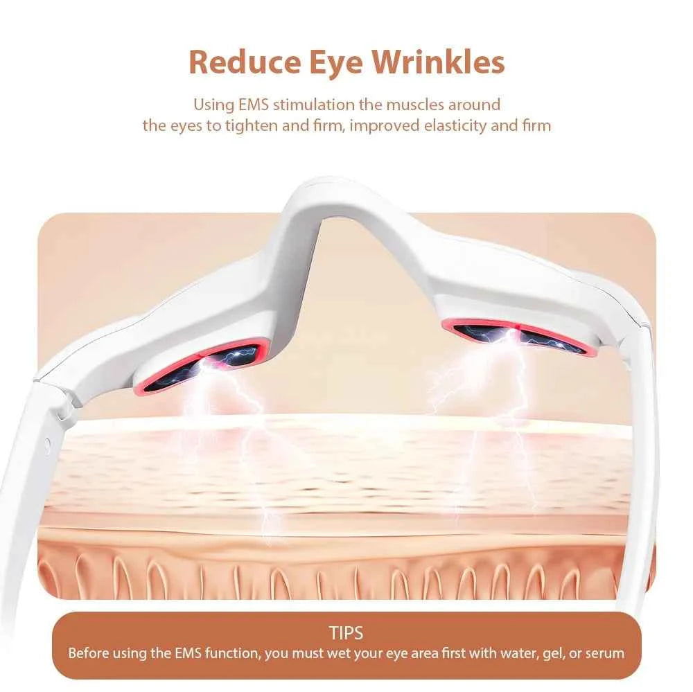 3D Eye Massager with EMS & Red Light