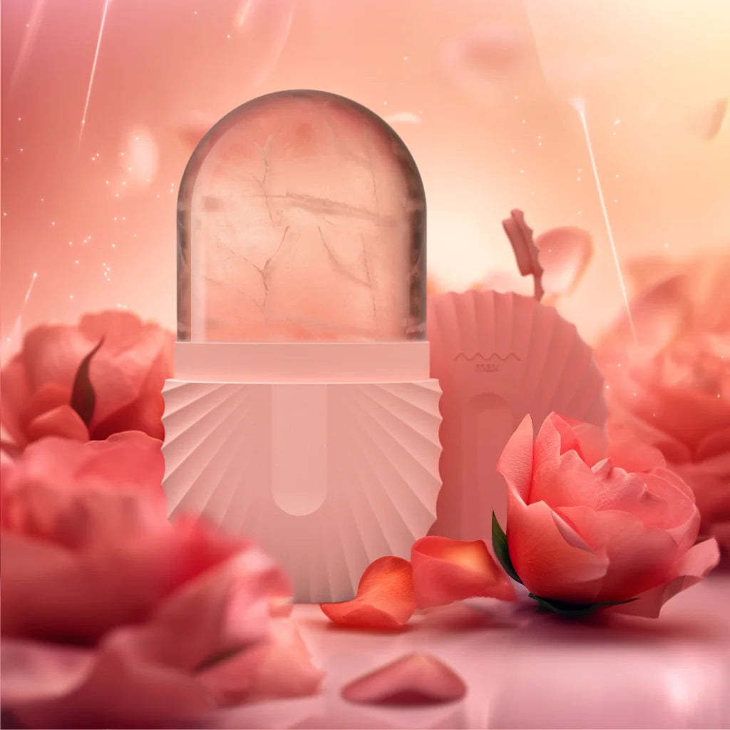 Ice Face Roller Ice Cube Beauty Massage Silicone Ice Mold For Eye Puffiness Ice Facial Roller Shrink Pores Multifunctional mold Makeup art