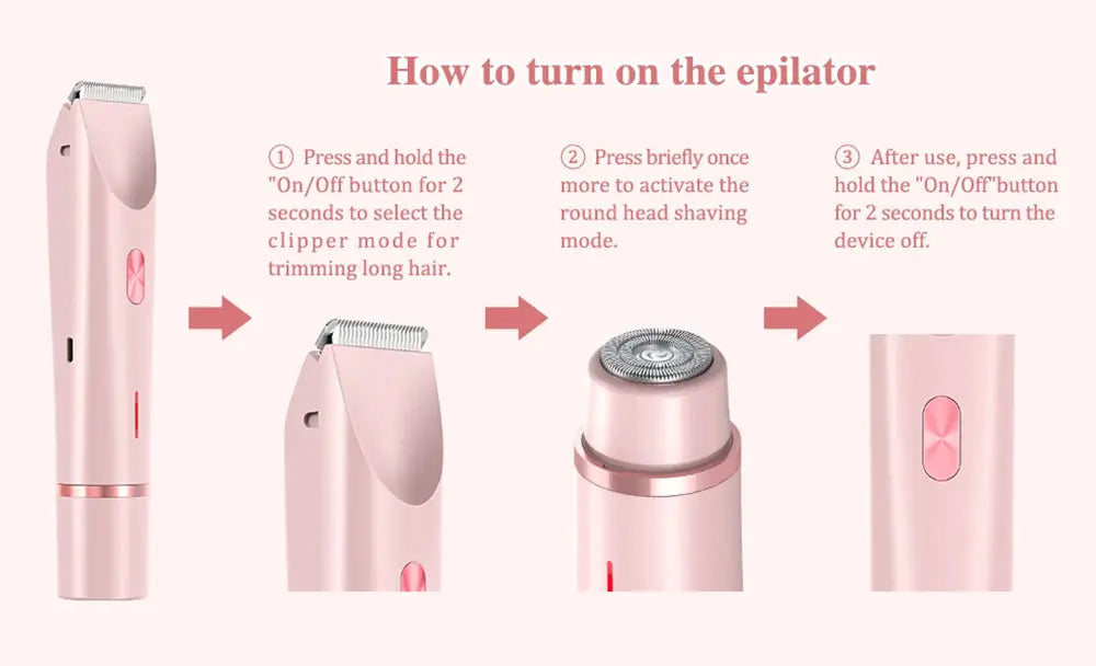 Electric Razor Woman Shaver Painless Mustache Epilator Leg Bikini Body Hair Trimmer for Women Facial Epilator Hair Remover Makeup art