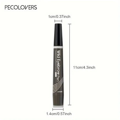 6 Colors 1pc Eyebrow Pen Waterproof 4 Split Tip Eyebrows Pen Eyebrow Tattoo Pen Waterproof Liquid Black Eyebrow Makeup Pencil Makeup art