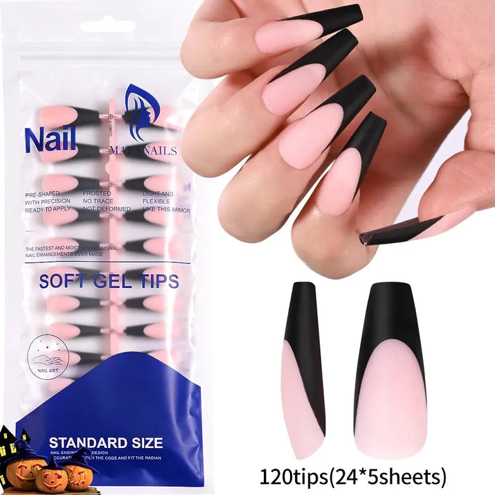 100Pcs Light Pink Press on Nails Short Medium Square Wearable Fake Nails Tips 10 sizes Full Cover False Nails Finger Decoration Makeup art
