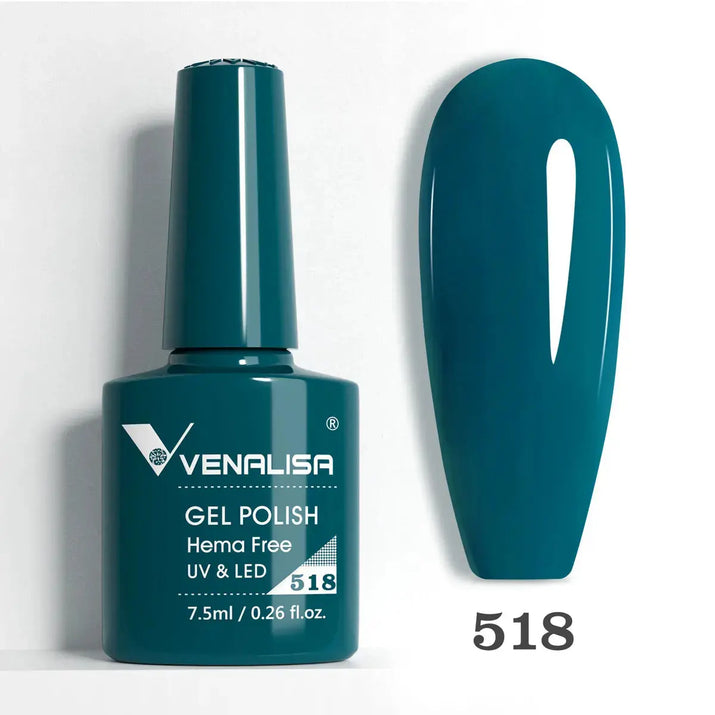 VENALISA 7.5ml Nail Gel Polish VIP5 HEMA Free Semi Permanent Soak off UV LED Nail Gel Varnish Full Coverage Nail Gel Lacquer Makeup art