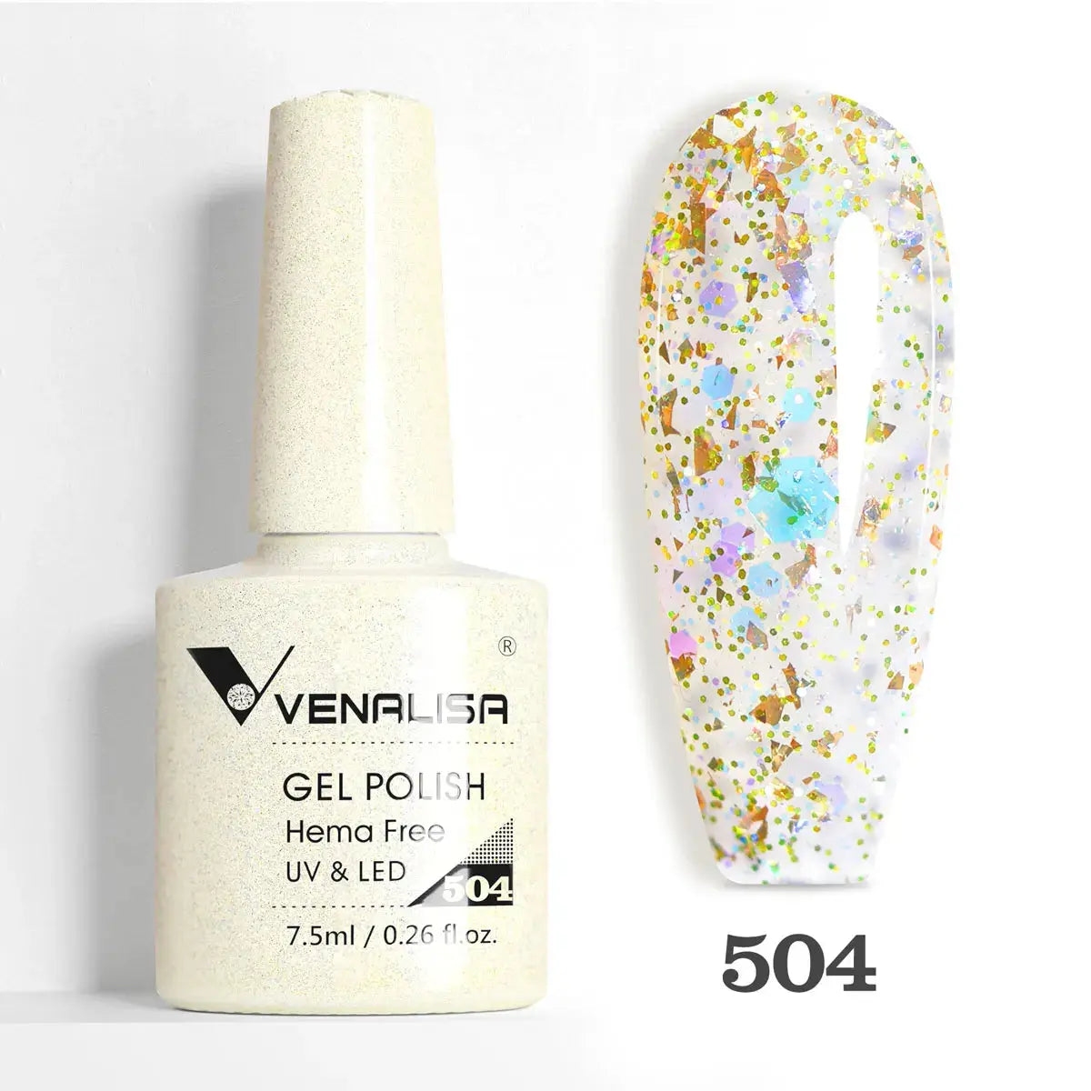 VENALISA 7.5ml Nail Gel Polish VIP5 HEMA Free Semi Permanent Soak off UV LED Nail Gel Varnish Full Coverage Nail Gel Lacquer Makeup art