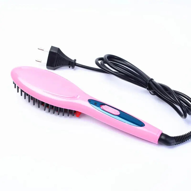 New Professional Electric Hair Straightener Comb Hair Brush Straightening Irons EU/ US/ UK/AU Plug Makeup art