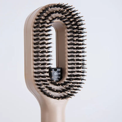 2-in-1 Spray Comb & Scalp Massage Brush | Detangling Hairbrush with Mist Spray Bottle Makeup Art
