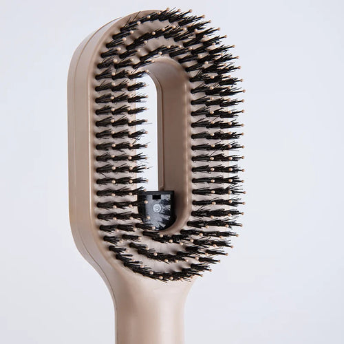 2-in-1 Spray Comb & Scalp Massage Brush | Detangling Hairbrush with Mist Spray Bottle Makeup Art