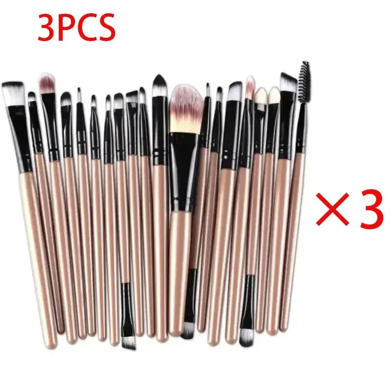 20pcs Eye brush Complete eyeshadow Brush Beauty Tool Explosive neutral logo Free Eyeliner brush Makeup art