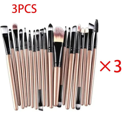 20pcs Eye brush Complete eyeshadow Brush Beauty Tool Explosive neutral logo Free Eyeliner brush Makeup art