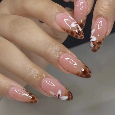 24Pcs Pink French Style Fake Nails 3D Bowknot Designs Short Square Press on Nails Sweet Korean Fashion False Nail for Women Girl Makeup art