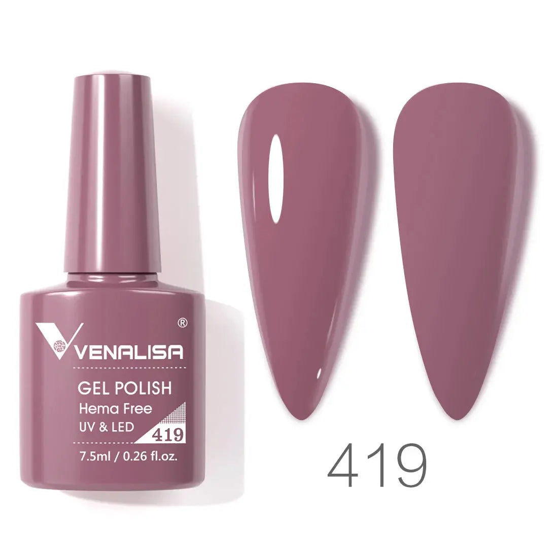 VENALISA 7.5ml Nail Gel Polish VIP5 HEMA Free Semi Permanent Soak off UV LED Nail Gel Varnish Full Coverage Nail Gel Lacquer Makeup art