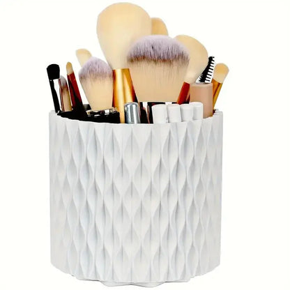 360° Rotating Makeup Tool Storage Box Desktop Organizer Cosmetic Brushes Holder Lipstick Eyebrow Pencil Holder Jewelry Container Makeup art