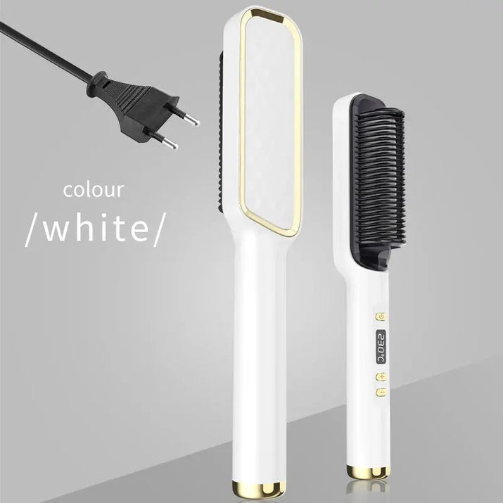 Electric Hot Comb Multifunctional Straight Hair Straightener Comb Negative Ion Anti-Scalding Styling Tool Straightening Brush Makeup art