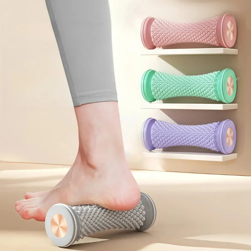 Foot Massager Massage Roller Yoga Massage Ball Plantar Fascia Roller Muscle Relaxation Care Plastic Manual Foot Massager Rollers Makeup art