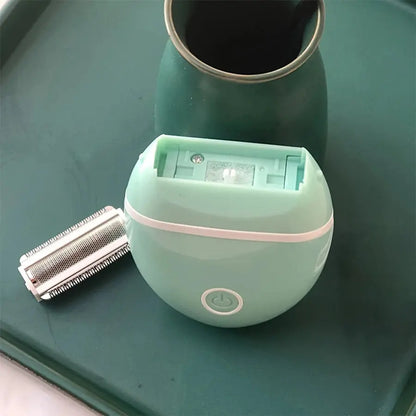 Multi functional female dry battery shaver, home hair removal device, painless shaver, used for arms, armpits, bikinis, women's Makeup art