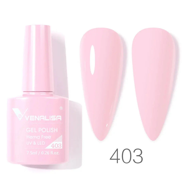 VENALISA 7.5ml Nail Gel Polish VIP5 HEMA Free Semi Permanent Soak off UV LED Nail Gel Varnish Full Coverage Nail Gel Lacquer Makeup art