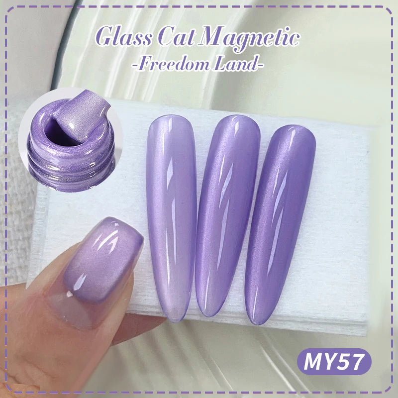 Magnetic Cat Eye Gel Nail Polish – Shimmer Effect, Long-Lasting, UV/LED Soak-Off Makeup art