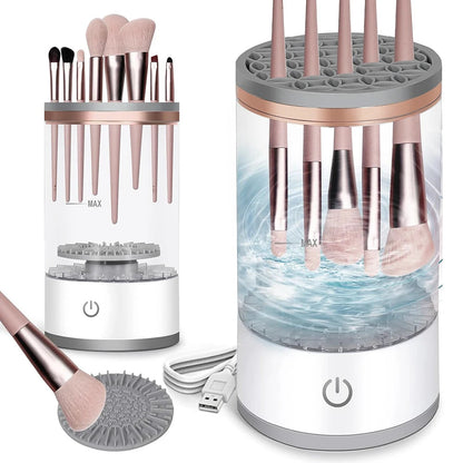 New Makeup Brush Cleaner Automatic Rotating Makeup Brush Cleaner  Electric Cosmetic Makeup Brush Rotary Washing Machine Makeup art