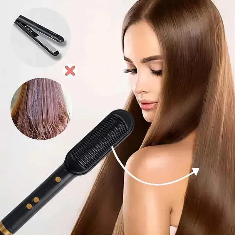 Hair Dryer Comb Curling Irons Beauty Products Hair Brushes Fast Heating Hair Straightener Comb Makeup art