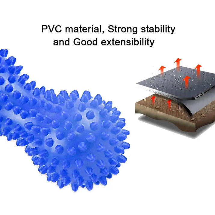 Peanut Ball Foot Massage Ball,Spiky Massage Ball for Trigger Point Therapy,Deep Point Massage,Plantar Fasciitis,Neck Pain Relief Makeup art