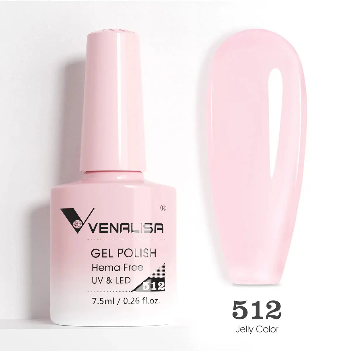 VENALISA 7.5ml Nail Gel Polish VIP5 HEMA Free Semi Permanent Soak off UV LED Nail Gel Varnish Full Coverage Nail Gel Lacquer Makeup art