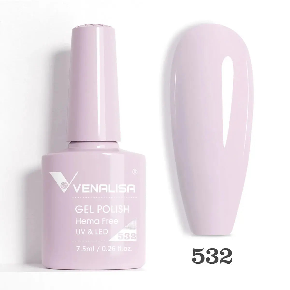 VENALISA 7.5ml Nail Gel Polish VIP5 HEMA Free Semi Permanent Soak off UV LED Nail Gel Varnish Full Coverage Nail Gel Lacquer Makeup art