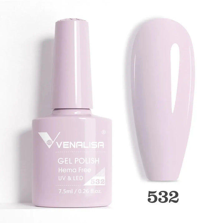 VENALISA 7.5ml Nail Gel Polish VIP5 HEMA Free Semi Permanent Soak off UV LED Nail Gel Varnish Full Coverage Nail Gel Lacquer Makeup art