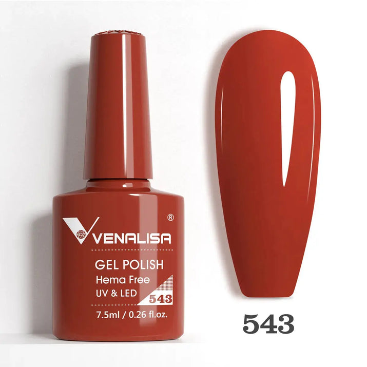 VENALISA 7.5ml Nail Gel Polish VIP5 HEMA Free Semi Permanent Soak off UV LED Nail Gel Varnish Full Coverage Nail Gel Lacquer Makeup art