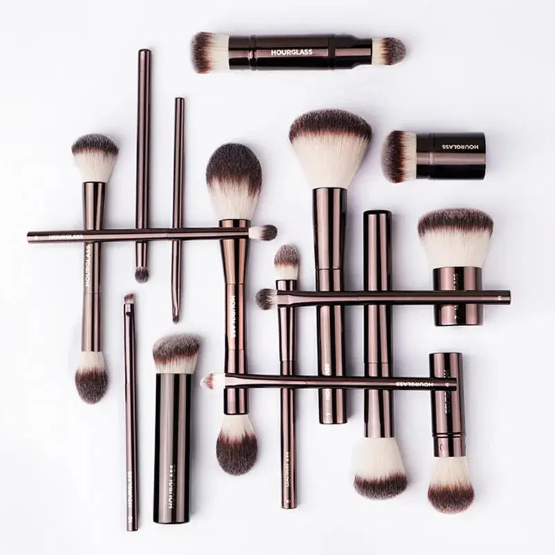 Hourglass Makeup Brushes Powder Foundation Concealer Blusher Bronzer Eye Shadow Eyebrow Eyeliner Sculpting Brush Makeup art