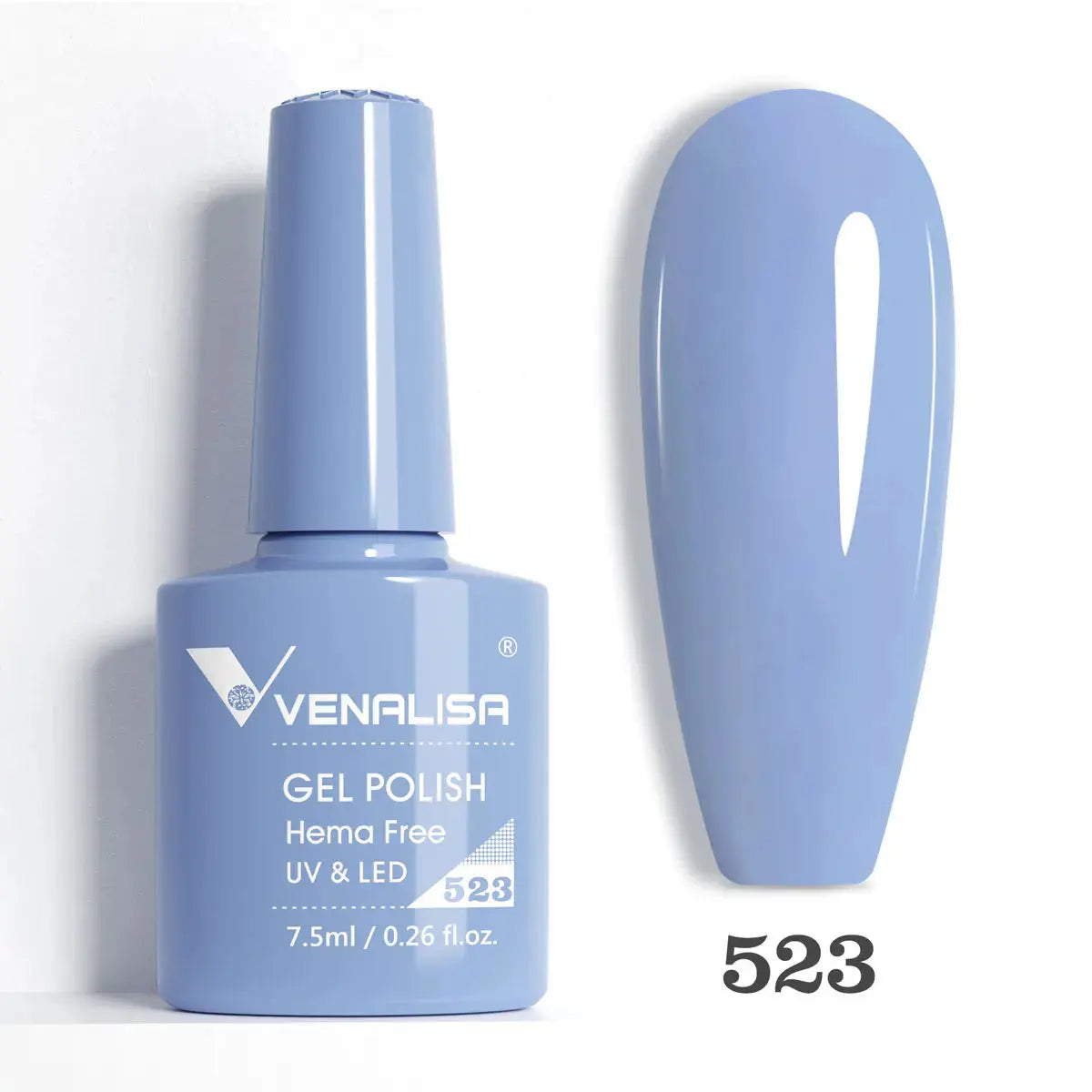 VENALISA 7.5ml Nail Gel Polish VIP5 HEMA Free Semi Permanent Soak off UV LED Nail Gel Varnish Full Coverage Nail Gel Lacquer Makeup art