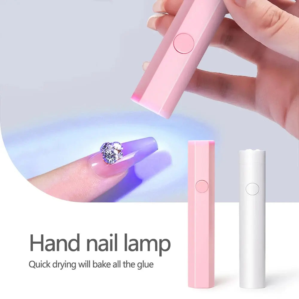 CNHIDS Portable Salon Quick Dry USB Nail Dryer Machine Home Phototherapy Tools Professional UV LED Nail Lamp Mini Flashlight Pen Makeup art
