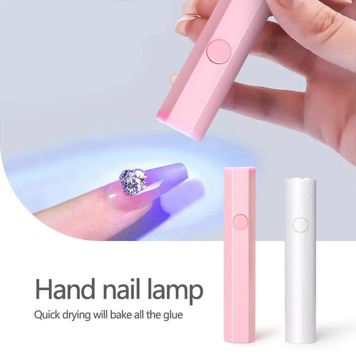 CNHIDS Portable Salon Quick Dry USB Nail Dryer Machine Home Phototherapy Tools Professional UV LED Nail Lamp Mini Flashlight Pen Makeup art