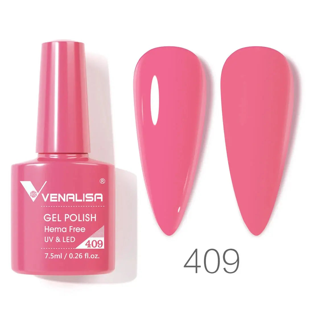 VENALISA 7.5ml Nail Gel Polish VIP5 HEMA Free Semi Permanent Soak off UV LED Nail Gel Varnish Full Coverage Nail Gel Lacquer Makeup art