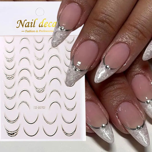 Shiny Nail Stickers.