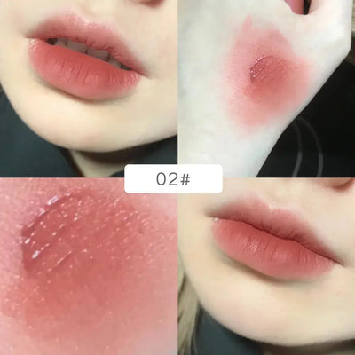 Gege Bear Rabbit Lip Glaze, Matte Velvet Lip Clay Long-lasting Color Non-drying Lipstick Makeup art