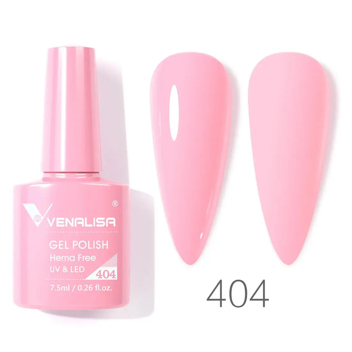 VENALISA 7.5ml Nail Gel Polish VIP5 HEMA Free Semi Permanent Soak off UV LED Nail Gel Varnish Full Coverage Nail Gel Lacquer Makeup art