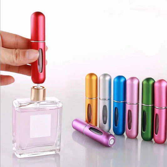 5ml Mini Refillable Perfume Spray Bottles – Portable Cosmetic Atomizers.