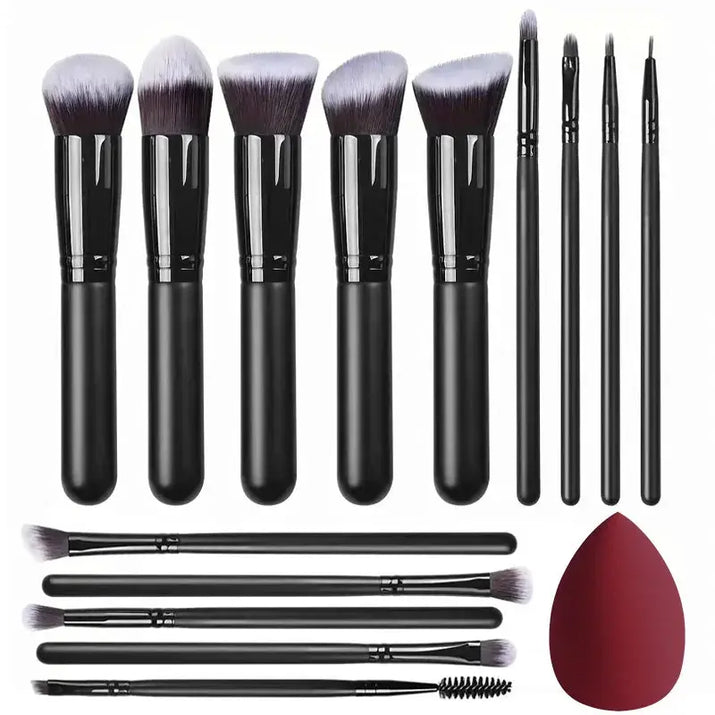 NEW 14PCS Makeup Brushes Set  Soft Fluffy Foundation Blush Powder Eyeshadow Blending Female Cosmetics Beauty Tool Christmas gift Makeup art