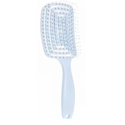 1Pcs Elastic Massage Comb Hollow Out Hair Brush Scalp Massage Combs Hair Styling Detangler Fast Blow Drying Detangling Tool Makeup art